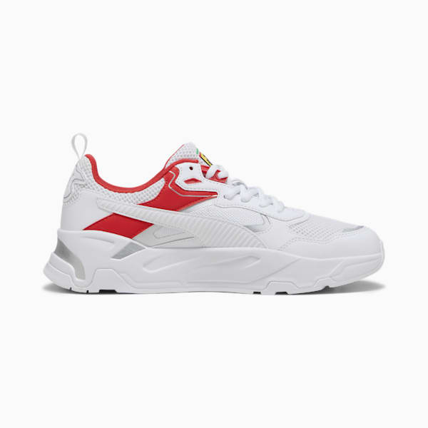 Scuderia Ferrari Trinity Men's Sneakers, PUMA White-Rosso Corsa, extralarge