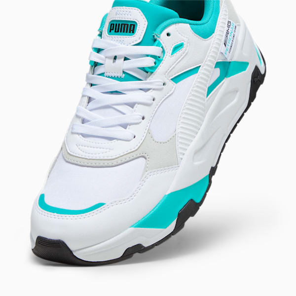 Mercedes-AMG PETRONAS Trinity Sneakers, PUMA White-Spectra Green, extralarge-IND