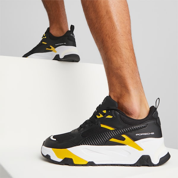 Porsche Legacy Trinity Sneakers, PUMA Black-Lemon Chrome, extralarge-IND