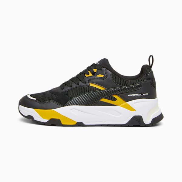 Porsche Legacy Trinity Sneakers, PUMA Black-Lemon Chrome, extralarge-IND
