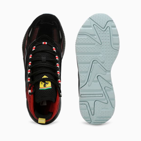 Scuderia Ferrari RS-X Mid Motorsport Sneakers, PUMA Black-Intense Red-Frosted Dew, extralarge-IND