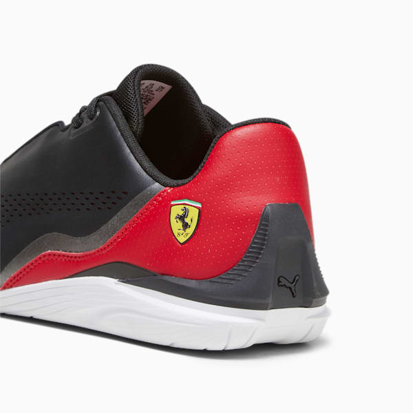 Scuderia Ferrari Drift Cat Decima Men's Driving Shoes, PUMA Black-Rosso Corsa-PUMA White, extralarge