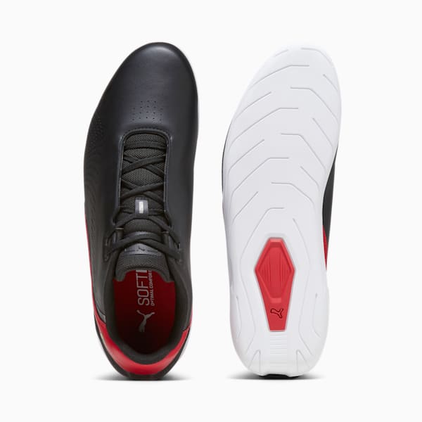 Scuderia Ferrari Drift Cat Decima Men's Driving Shoes, PUMA Black-Rosso Corsa-PUMA White, extralarge