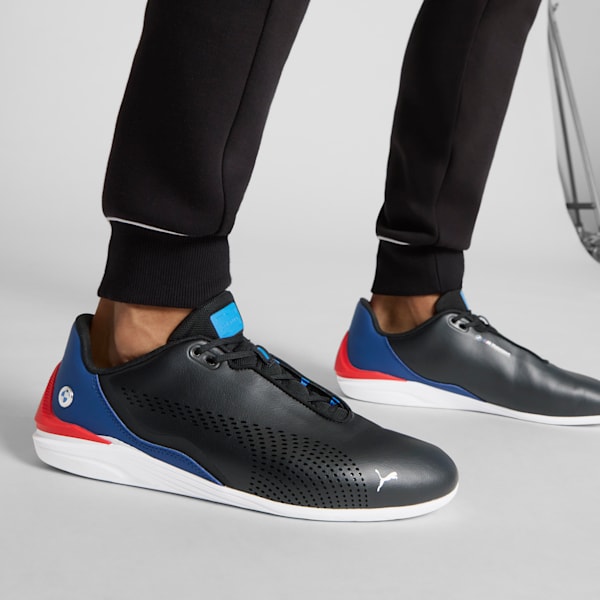 BMW M Motorsport Drift Cat Decima Driving Shoes, PUMA Black-Pro Blue, extralarge