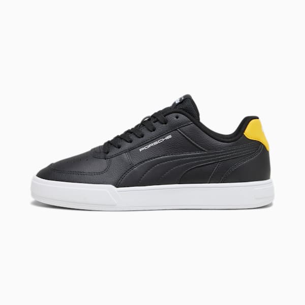 Porsche Legacy Caven Unisex Sneakers, PUMA Black-Smoked Pearl, extralarge-IND