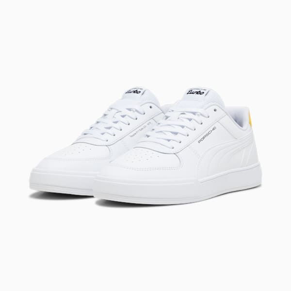 Porsche Legacy Caven Unisex Sneakers, PUMA White-Smoked Pearl, extralarge-IND