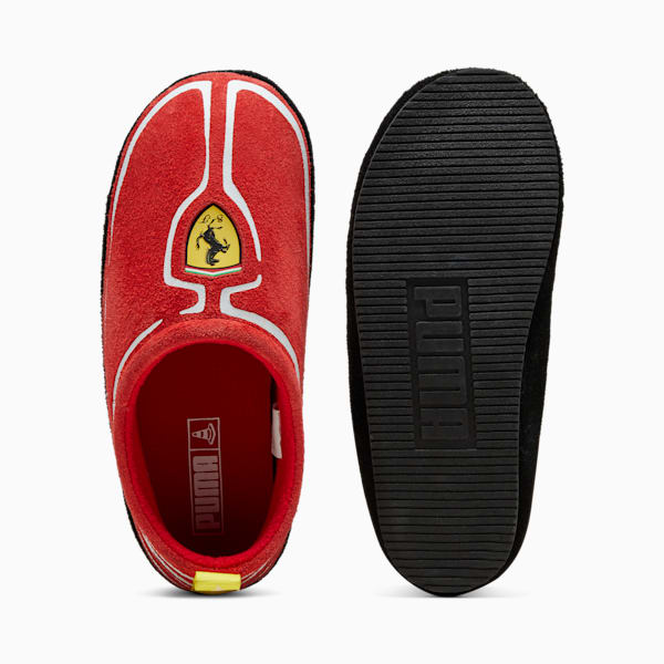 SCUDERIA FERRARI x JOSHUA VIDES Men's Tuff Slippers, Rosso Corsa-PUMA Black, extralarge