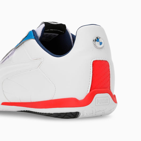 BMW M Motorsport Tune Cat Driving Shoes, PUMA White-Cool Light Gray, extralarge-IND