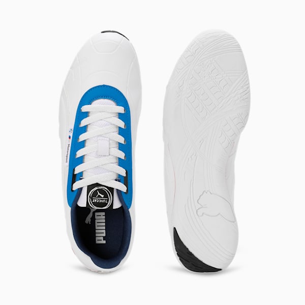 BMW M Motorsport Tune Cat Driving Shoes, PUMA White-Cool Light Gray, extralarge-IND