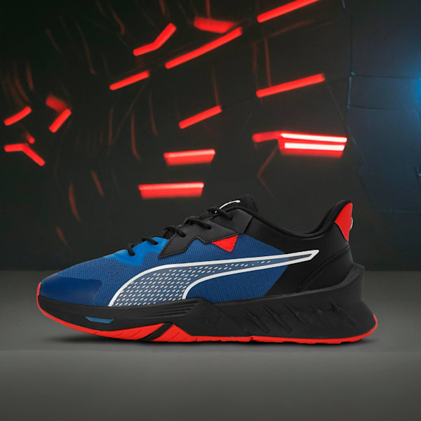 BMW M Motorsport Maco 2.0 Driving Shoes, PUMA Black-Pro Blue, extralarge-IND