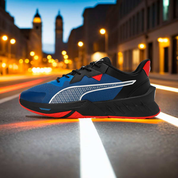 BMW M Motorsport Maco 2.0 Driving Shoes, PUMA Black-Pro Blue, extralarge-IND