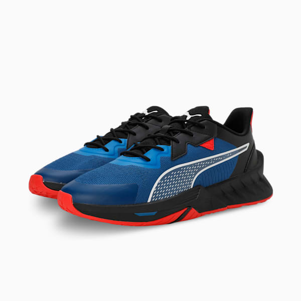 BMW M Motorsport Maco 2.0 Driving Shoes, PUMA Black-Pro Blue, extralarge-IND