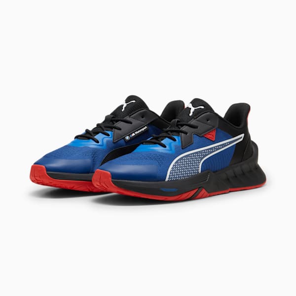 BMW M Motorsport Maco 2.0 Men's Driving Shoes, PUMA Black-Pro Blue, extralarge