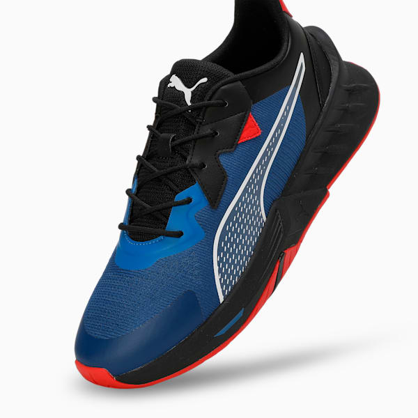 BMW M Motorsport Maco 2.0 Driving Shoes, PUMA Black-Pro Blue, extralarge-IND