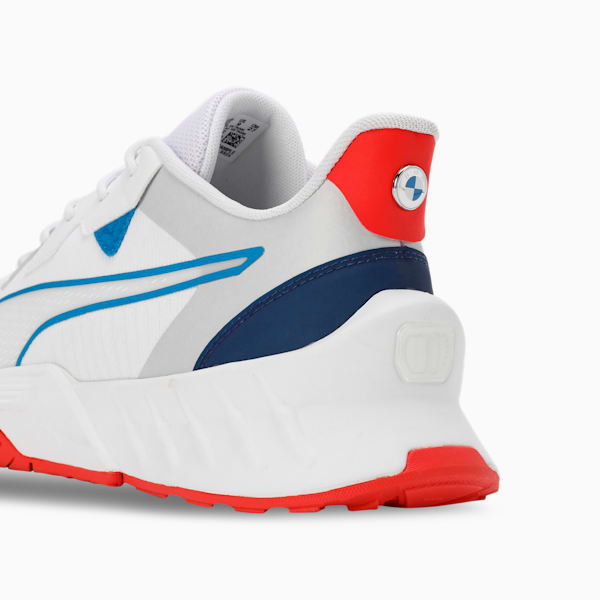 BMW M Motorsport Maco 2.0 Driving Shoes, PUMA White-Pop Red, extralarge-IND
