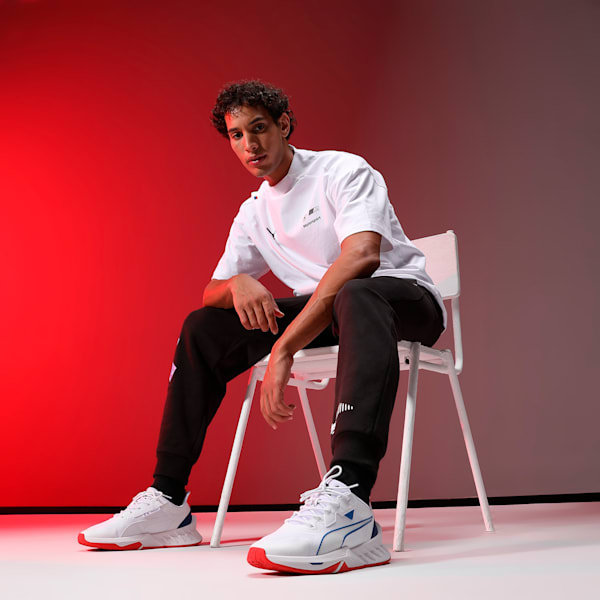 BMW M Motorsport Maco 2.0 Driving Shoes, PUMA White-Pop Red, extralarge-IND
