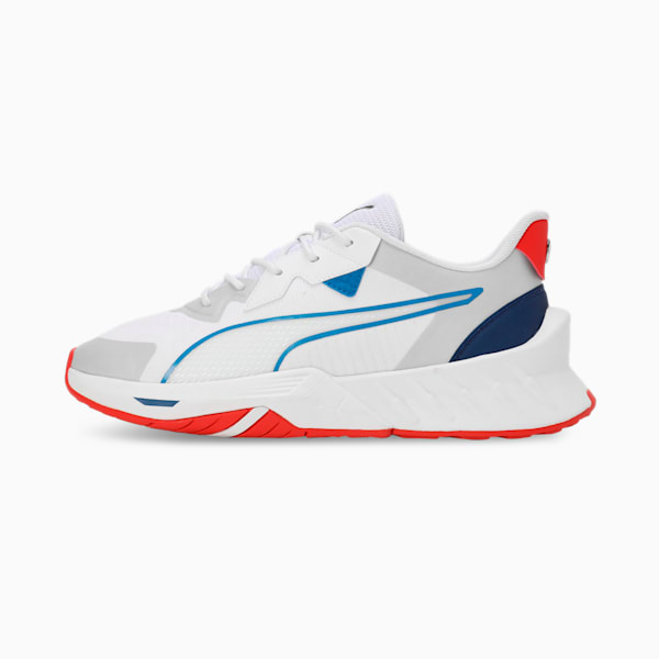 BMW M Motorsport Maco 2.0 Driving Shoes, PUMA White-Pop Red, extralarge-IND