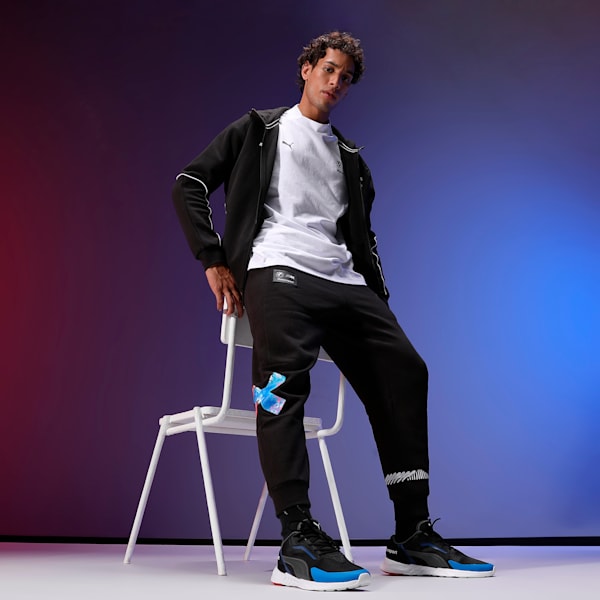 BMW M Motorsport Tiburion Logo Shoes, PUMA Black-Shadow Gray, extralarge-IND