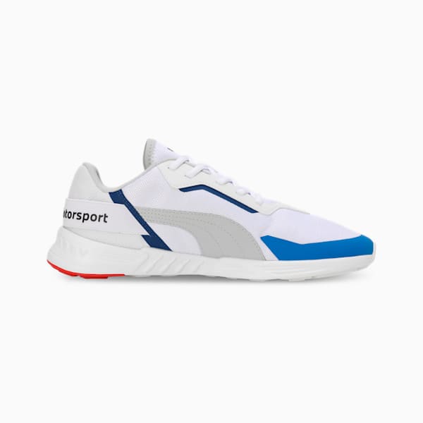 BMW M Motorsport Tiburion Logo Shoes, PUMA White-Cool Light Gray, extralarge-IND