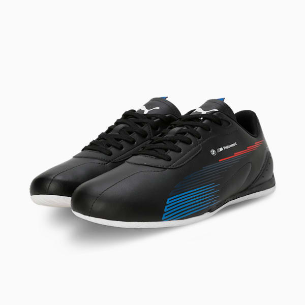 BMW M Motorsport Neo Cat 2.0 Driving Shoes, PUMA Black-Shadow Gray, extralarge-IND