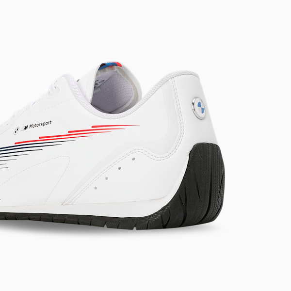 BMW M Motorsport Neo Cat 2.0 Driving Shoes, PUMA White-Cool Light Gray, extralarge-IND