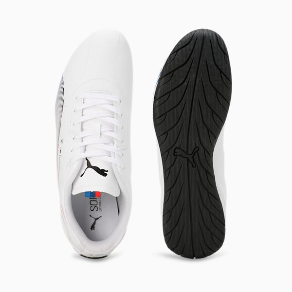 BMW M Motorsport Neo Cat 2.0 Driving Shoes, PUMA White-Cool Light Gray, extralarge-IND