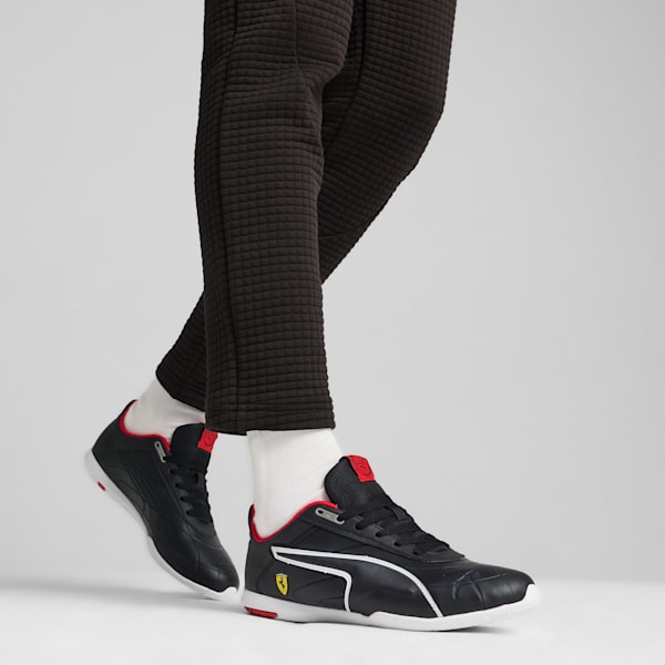Scuderia Ferrari Tune Cat Motorsport Driving Shoes, PUMA Black-PUMA Black-PUMA White, extralarge-IND