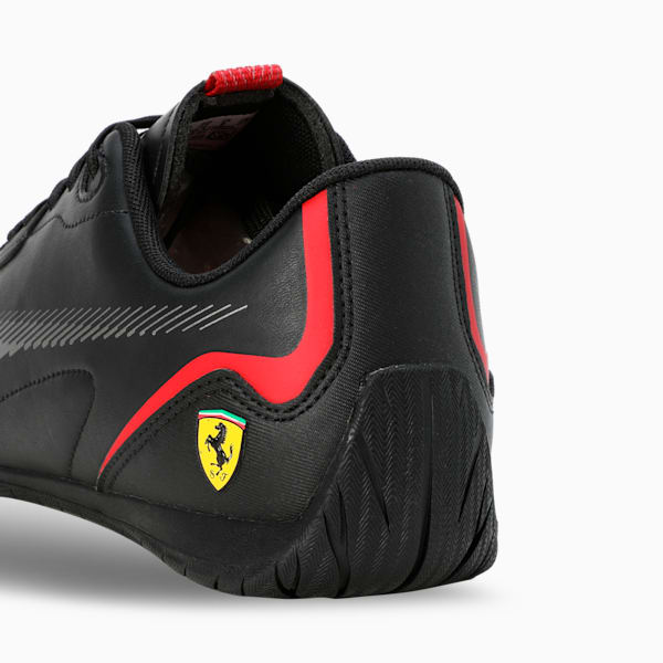 Scuderia Ferrari Neo Cat 2.0 Driving Shoes, PUMA Black-Puma Aged Silver, extralarge-IND