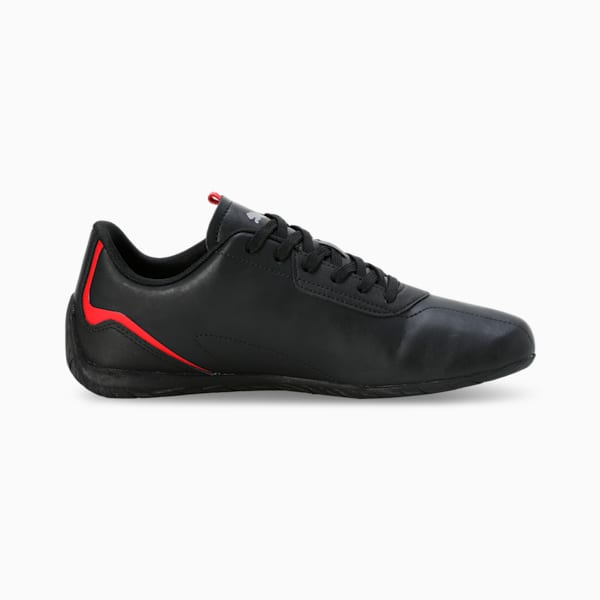 Scuderia Ferrari Neo Cat 2.0 Unisex Driving Shoes, PUMA Black-Puma Aged Silver, extralarge-IND
