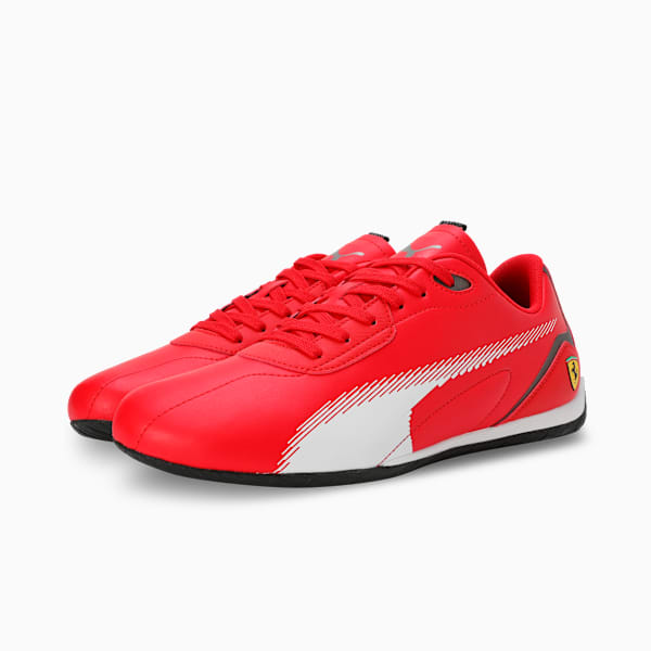 Scuderia Ferrari Neo Cat 2.0 Driving Shoes, Rosso Corsa-PUMA White, extralarge-IND