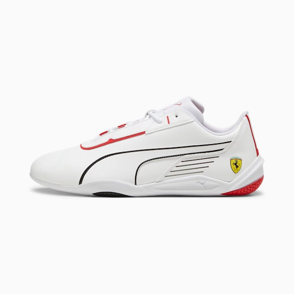 Ferrari R-Cat Machina Men's Sneakers, PUMA White-Rosso Corsa, extralarge