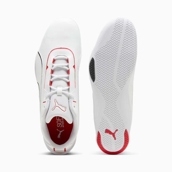 Chaussures Ferrari R-Cat Machina Homme, PUMA White-Rosso Corsa, extralarge