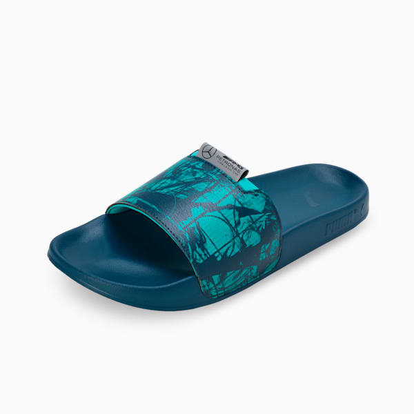 Mercedes-AMG Petronas Leadcat 2.0 Men's Slides, Ocean Tropic-Sheen Green, extralarge-IND