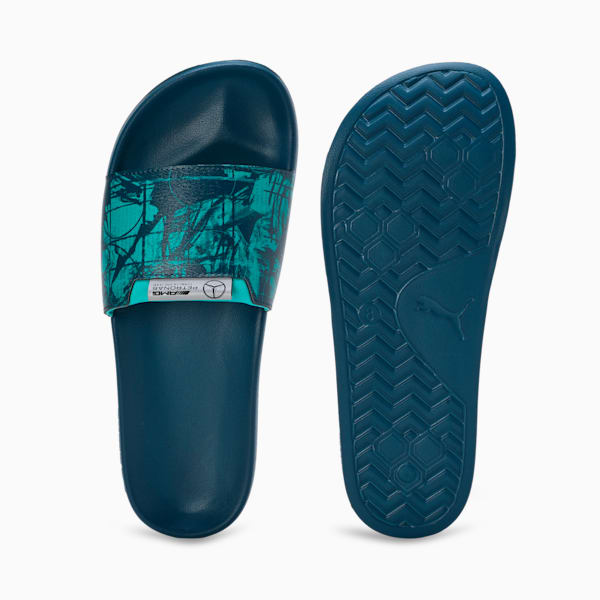 Mercedes-AMG Petronas Leadcat 2.0 Men's Slides, Ocean Tropic-Sheen Green, extralarge-IND