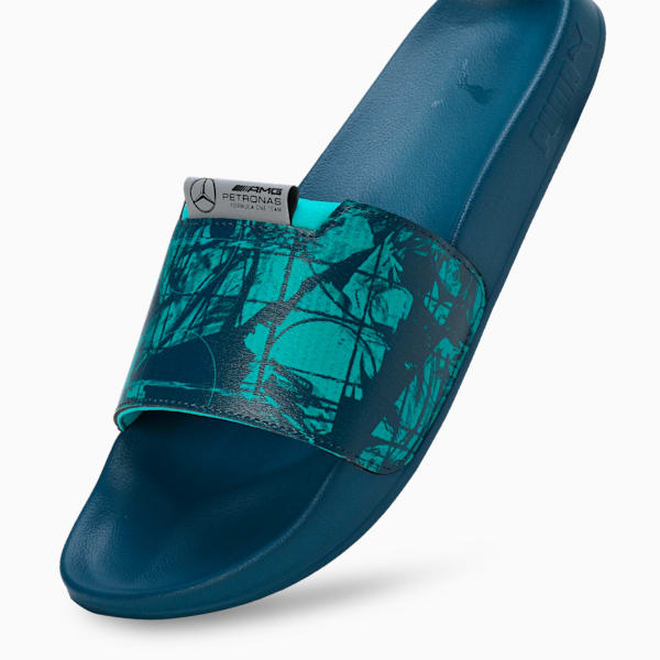 Mercedes-AMG Petronas Leadcat 2.0 Men's Slides, Ocean Tropic-Sheen Green, extralarge-IND