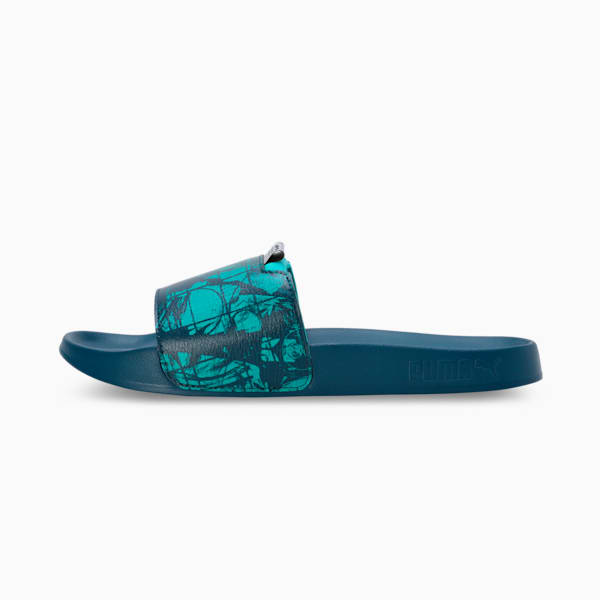 Mercedes-AMG Petronas Leadcat 2.0 Men's Slides, Ocean Tropic-Sheen Green, extralarge-IND