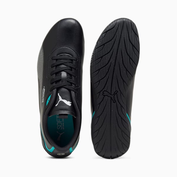 Mercedes-AMG Petronas F1® Neo Cat 2.0 Men's Driving Shoes, PUMA Black-Sheen Green, extralarge