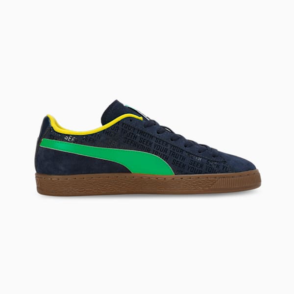 SENNA A VIDA Suede Motorsport Sneakers, Club Navy-Faster Yellow, extralarge-IND