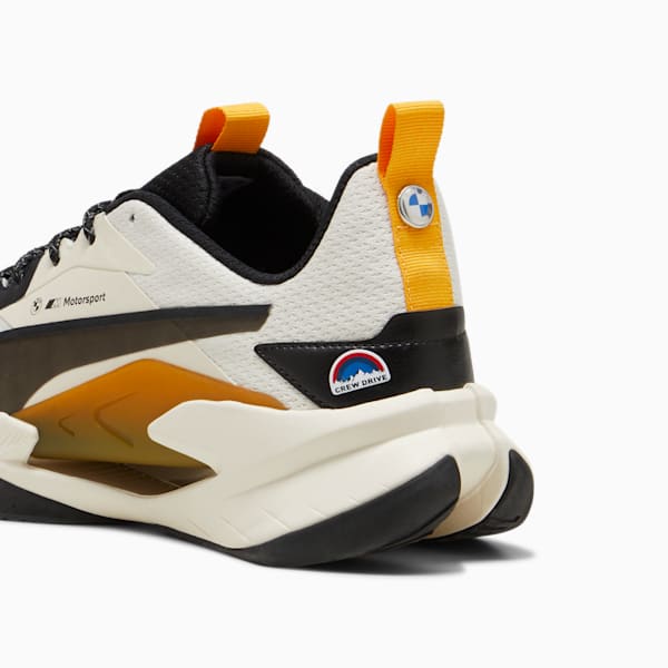 BMW M Motorsport LGND Renegade Crews Go Summer Men's Sneakers, Sugared Almond-PUMA Black-Tangerine, extralarge