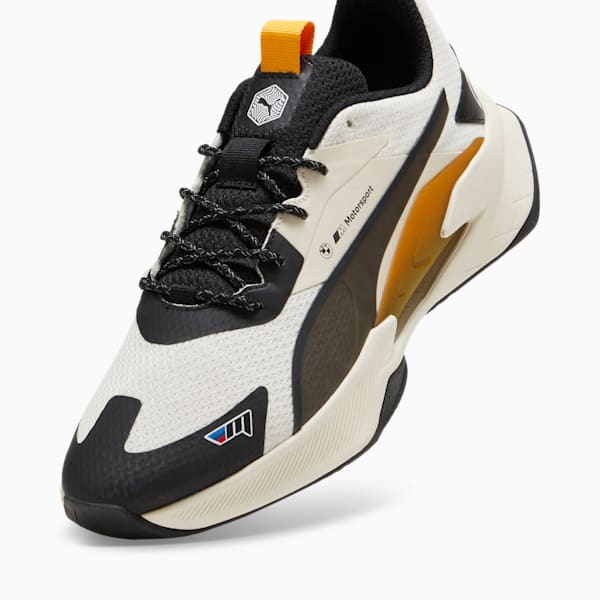 BMW M Motorsport LGND Renegade Crews Go Summer Men's Sneakers, Sugared Almond-PUMA Black-Tangerine, extralarge