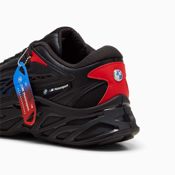 BMW M Motorsport Exotek NITRO™ Men's Sneakers, PUMA Black-Pop Red-Cool Cobalt, extralarge