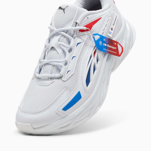 BMW M Motorsport Exotek NITRO™ Men's Sneakers, Silver Mist-Pop Red-Cool Cobalt, extralarge