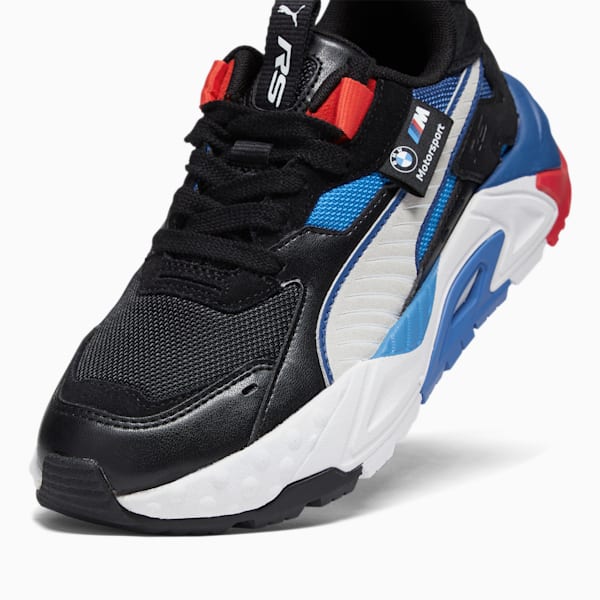 BMW M Motorsport RS-Trck Big Kids' Sneakers, PUMA Black-PUMA White-Cool Cobalt, extralarge