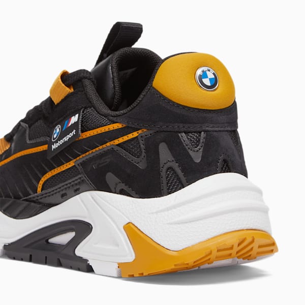 BMW M Motorsport RS-Trck Big Kids' Sneakers, PUMA Black-Amber, extralarge