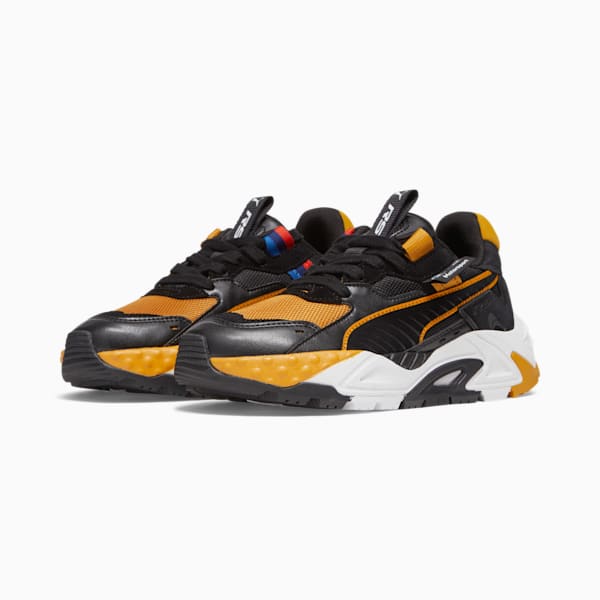 BMW M Motorsport RS-Trck Big Kids' Sneakers, PUMA Black-Amber, extralarge