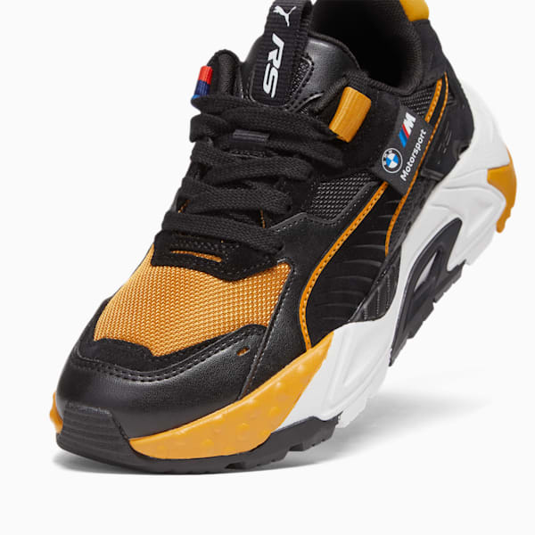 BMW M Motorsport RS-Trck Big Kids' Sneakers, PUMA Black-Amber, extralarge