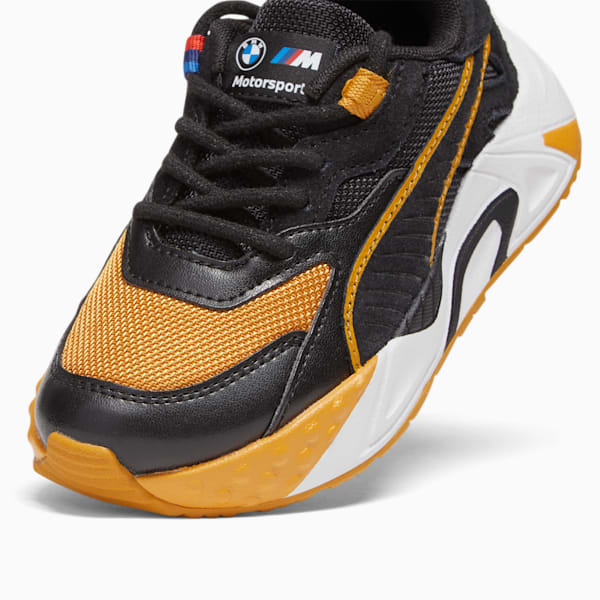 BMW M Motorsport RS-Trck Little Kids' Sneakers, PUMA Black-Amber, extralarge