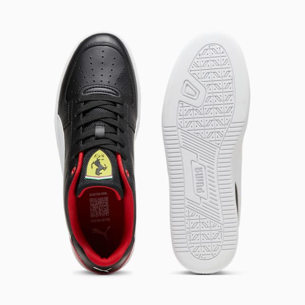 Scuderia Ferrari Caven 2.0 Men's Sneakers, PUMA Black-PUMA White-Rosso Corsa, extralarge