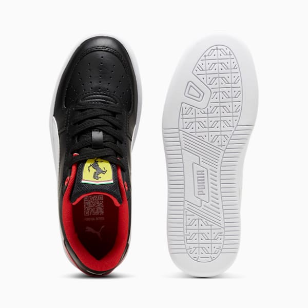 Scuderia Ferrari Caven 2.0 Big Kids' Sneakers, PUMA Black-PUMA White-Rosso Corsa, extralarge