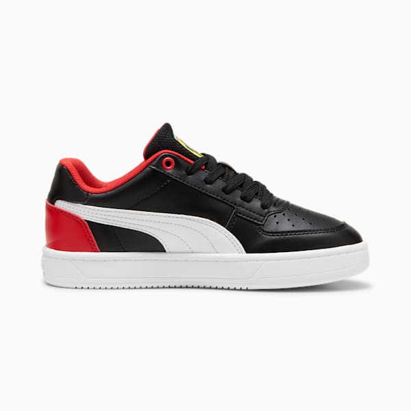 Scuderia Ferrari Caven 2.0 Big Kids' Sneakers, PUMA Black-PUMA White-Rosso Corsa, extralarge